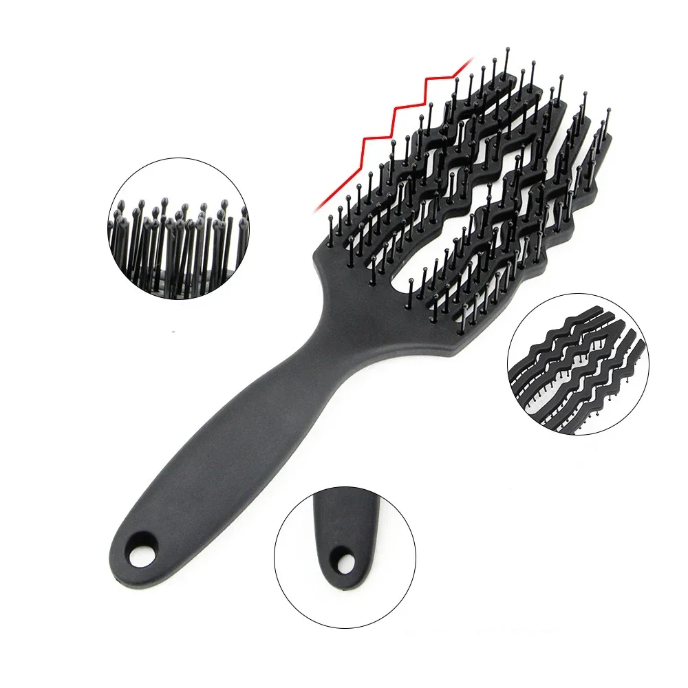 

Hair Comb Detangling Hair Brush Detangle Lice Massage Comb Women Tangle Hairdressing Salon Barber