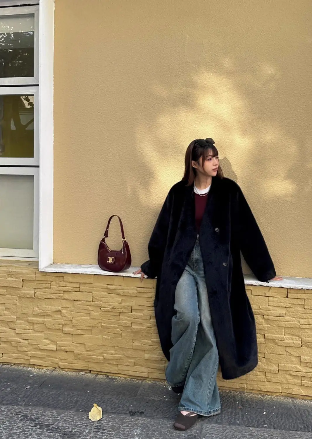 Veste en fausse fourrure pour filles, manteaux pour femmes, uniforme chauffant brillant, Style de rue jeune, extensible sur le devant, caractéristique argentée, glands confortables, tendance