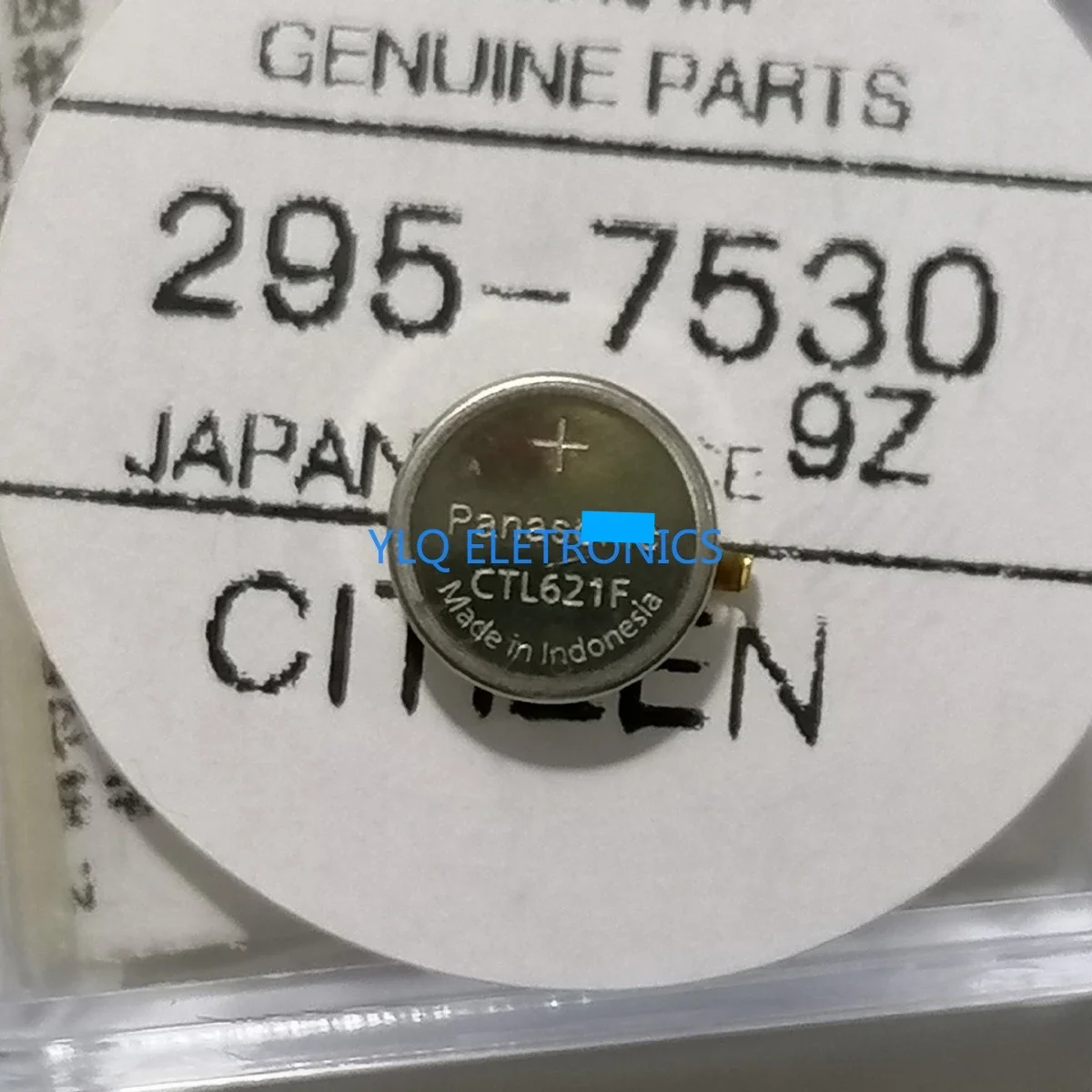 CTL621F 295 7530 CTL621 295-753 Kinetic Watch Rechargeable Battery 295-7530 For Citizen Watch capacitor H010 H018 H030-H380