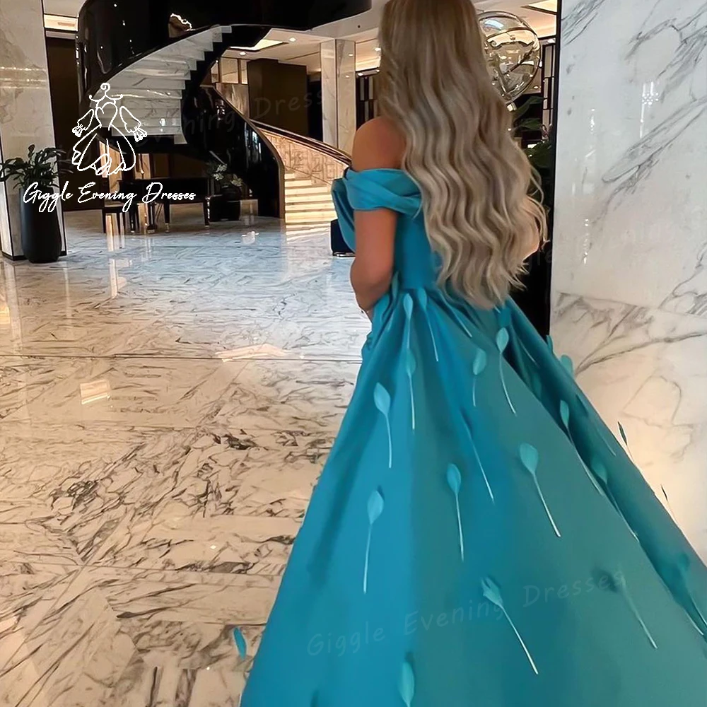 Giggle Homecoming season Luxury Appliques Satin elegant Party formal gowns woman Straight saudi Evening dresses 2024 فساتين سهرة