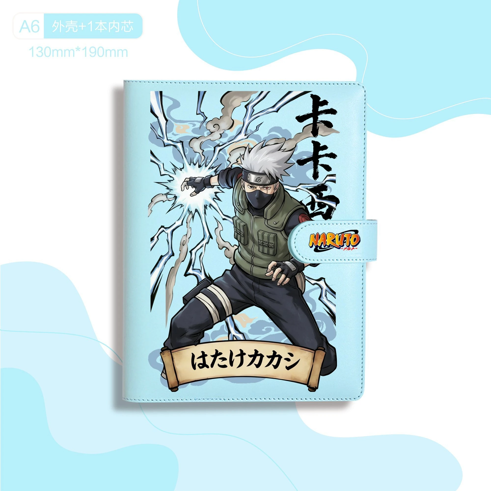 Anime Naruto Notebook Uzumaki Naruto Kakashi Uchiha Sasuke Writing Book Student School Office Stationery Notepad Fans Gift view 3