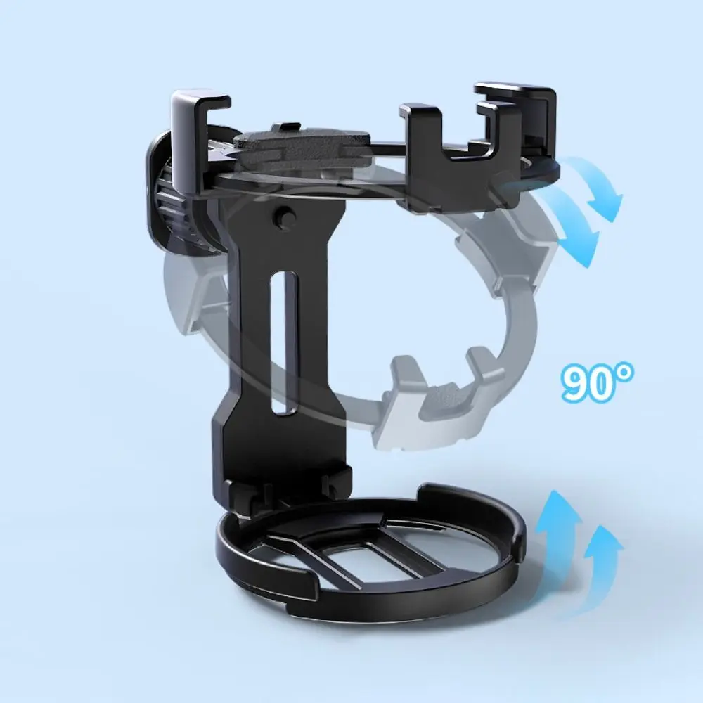 

Universal Car Cellphone Holder Foldable Stable Air Vent Drink Holder Non-slip Rotatable Water Bottles Storage Rack Trucks