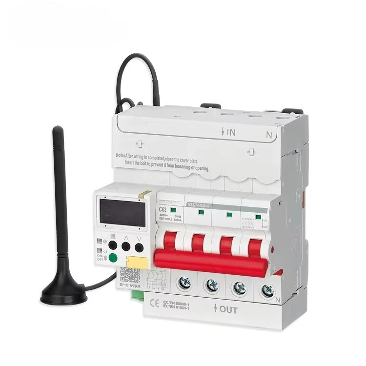 Neue Produktintelligenz Einphasiger MCB 6KA Wifi Smart Circuit Breaker