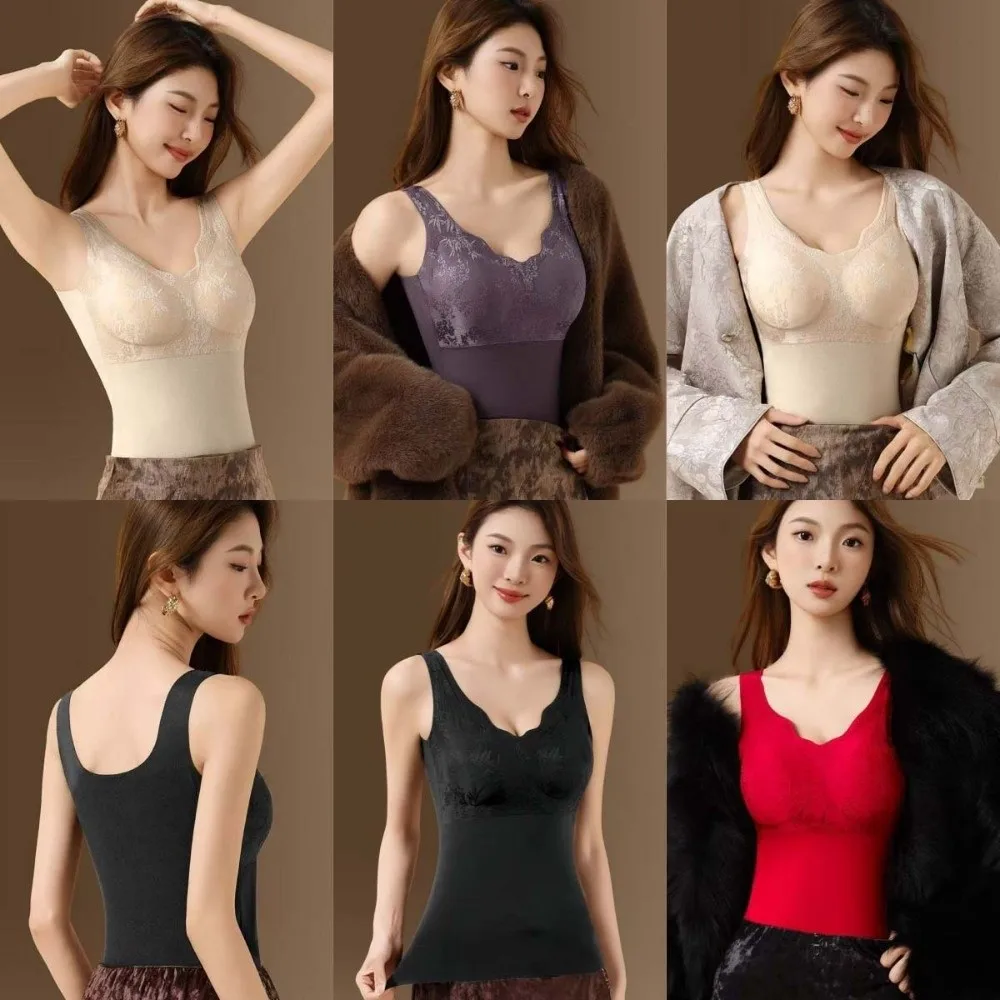 

Slimming Thermal Shapewear Camisole with Padded Cups Sleeveless Postpartum Body Shaper Crop Tops Tanks Tummy Control