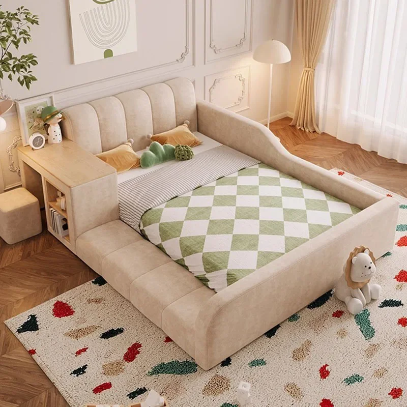 Modern Wood Bed Teenage Girls Leg Support Children Storage Bed Nightstands Tatami Somieres Y Marcos De Cama Bedroom Furniture