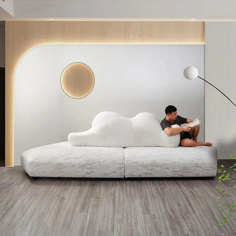 Italian minimalist two-way special-shaped large flat model room big bear Internet celebrity polar bear shape sofa