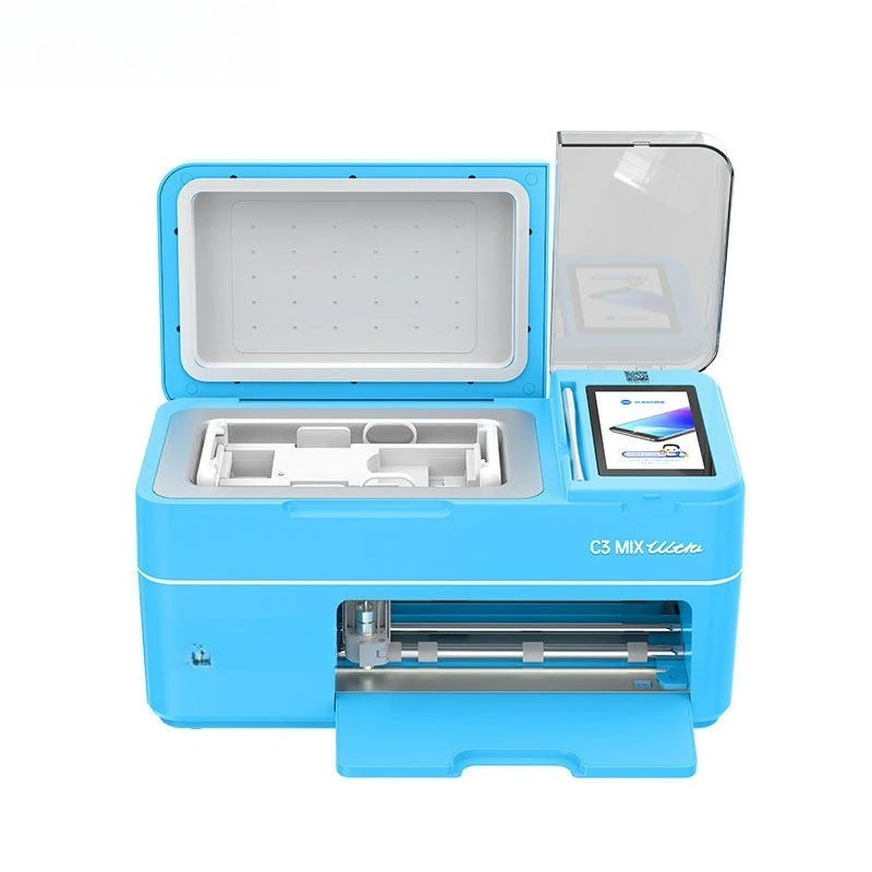 Intelligent automatic positioning, precise touch curved and flat screen, high-efficiency film application without bubble