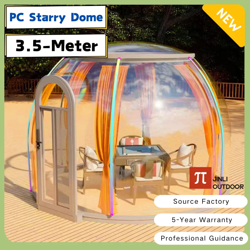 3.5 メートル透明星空 PC ドームテント測地線 Lgloo ラウンドクリアハウスケータリングキャビンホテルリゾート高級お祝いイベント