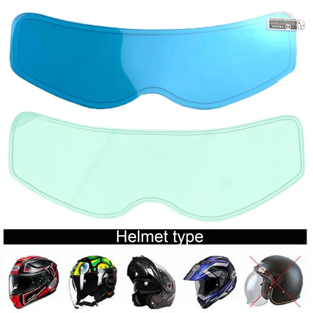 Universal Rainproof Film High Clarity Improve Riding Safety Reliable Helmet Patch Film for Bad Weather 