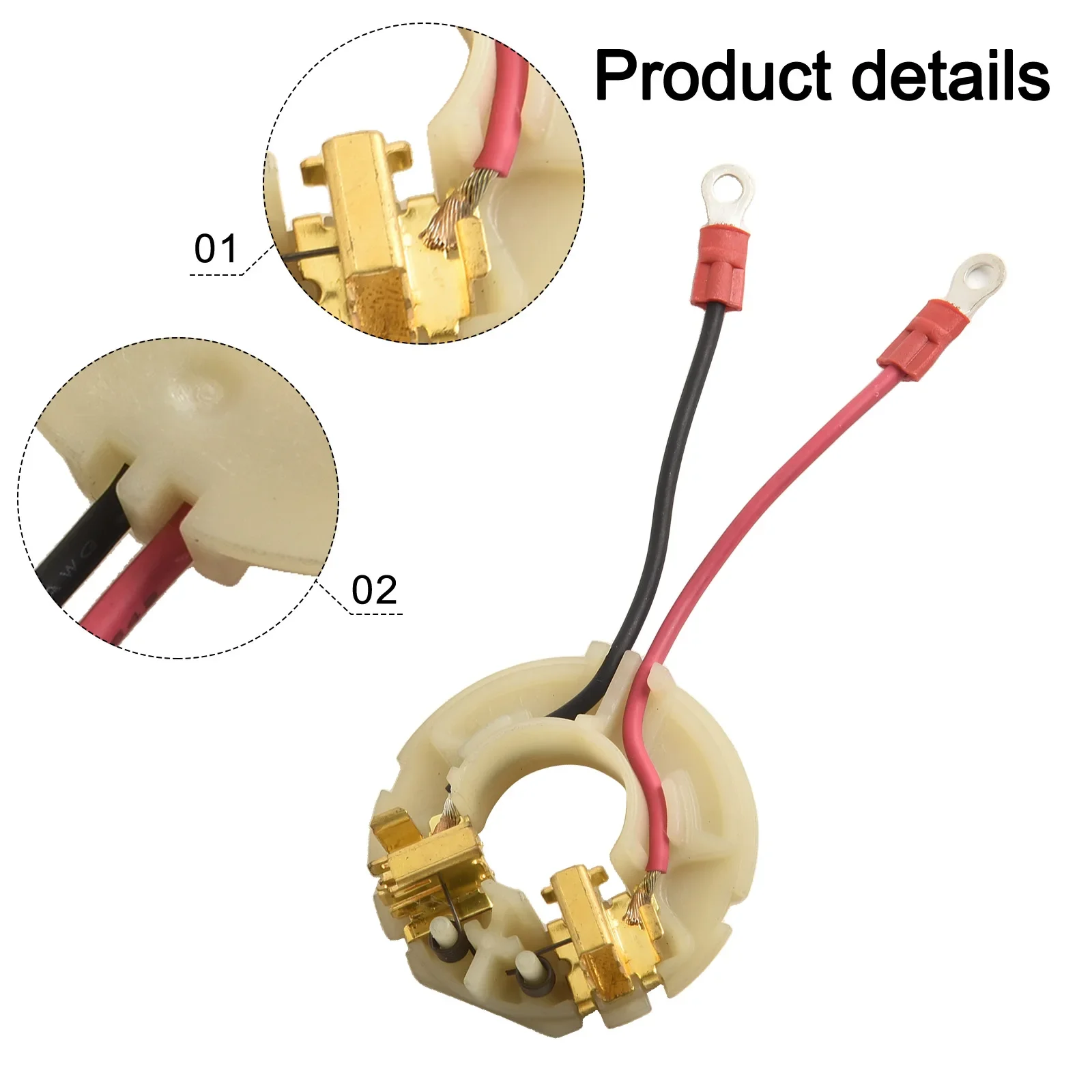 

Innovative Design Carbon Brush Holder along with Two Additional Brushes (Part Number 6388452) Perfectly Fits Power Tools