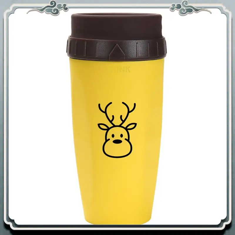 Durable French Twist Cup, Cold Drink Coffee Juice Cup, Portable Plastic Insulation, Coffee Straw Cup