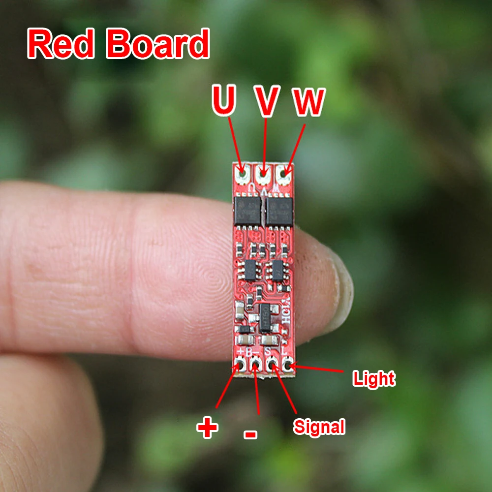 2S-3S 8A Mini BLDC Brushless Motor Driver Board Micro Electric Regulator Drive Electronic Speed Control for Aircraft Model Motor