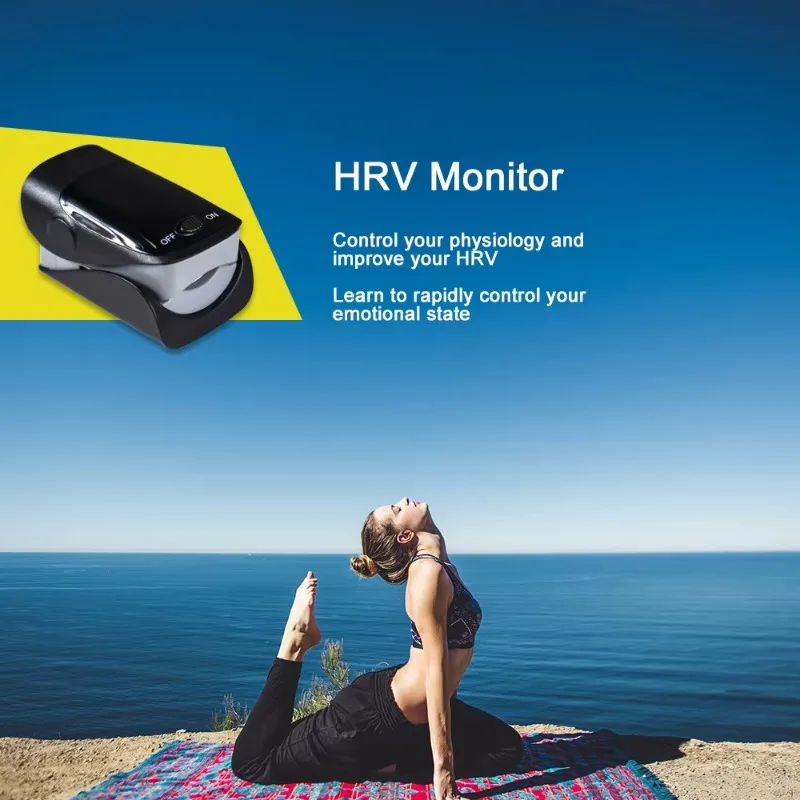 2.4G HRV mobile heart rate monitor with ear clips