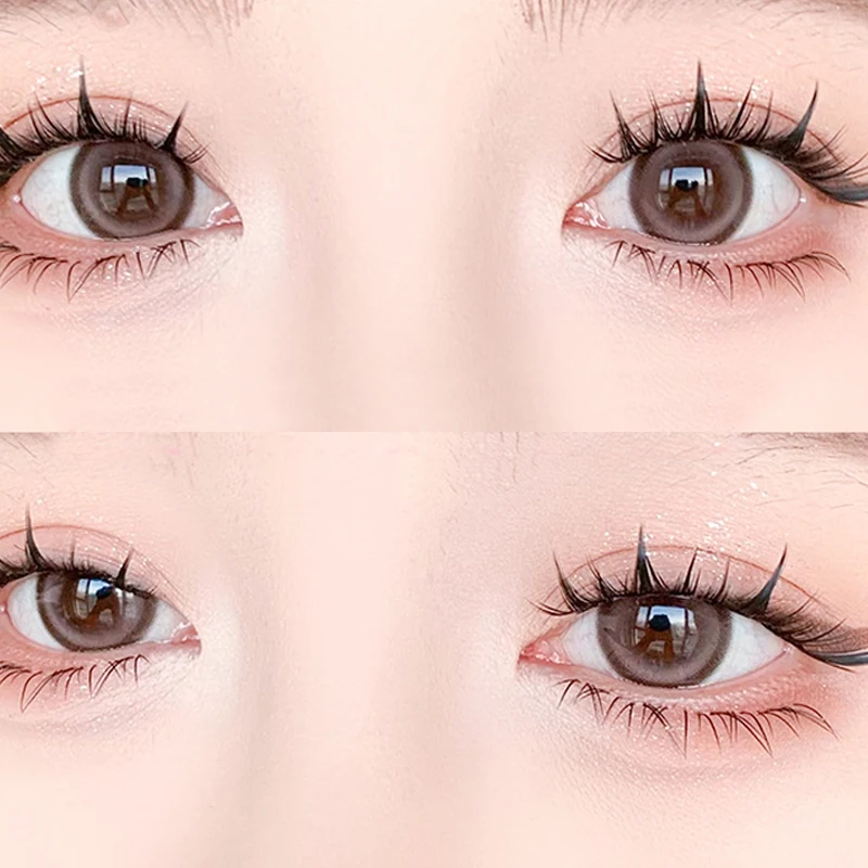 5 ペア V 字型ナチュラルつけまつげ透明幹 3D 韓国マンガまつげアイメイクまつげ女の子のための