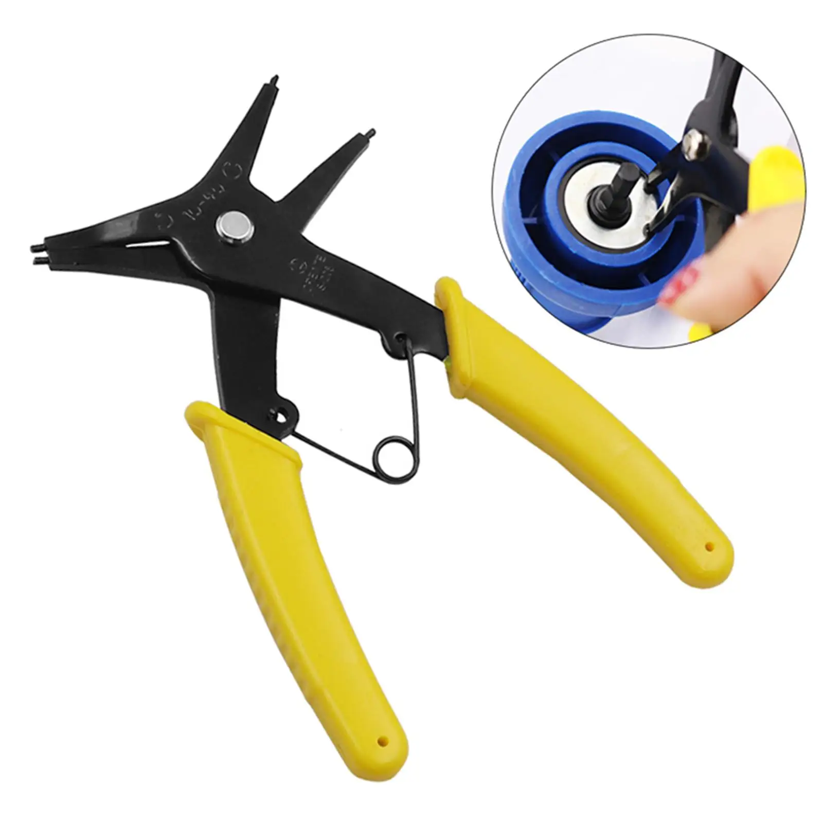 

Circlip Pliers Repair Manual Tools Internal/External Circlip Removing Steel Snap Pliers