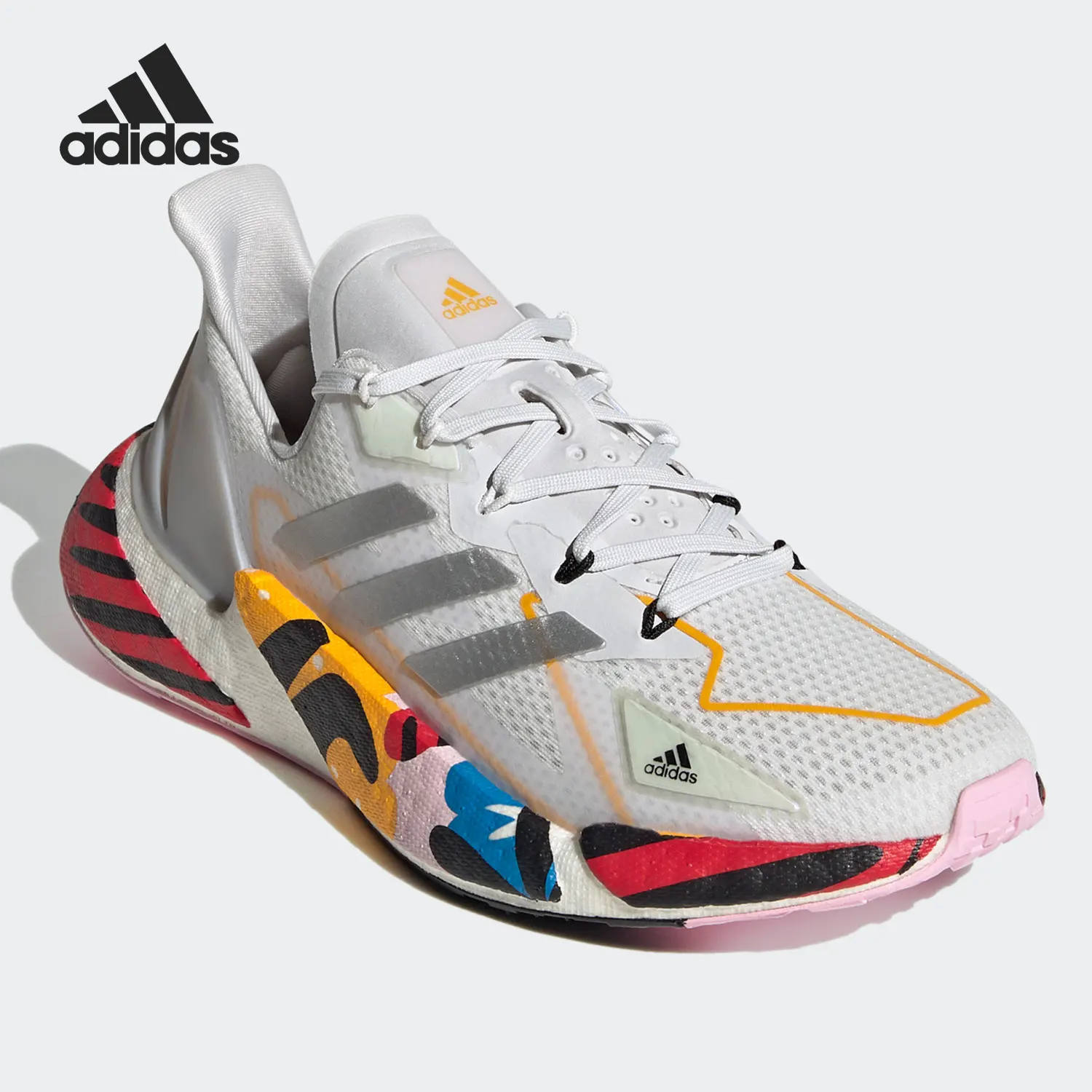 حذاء الجري Adidas Authentic للسيدات ذو الرقبة المنخفضة والمتينة المضادة للانزلاق FX8463