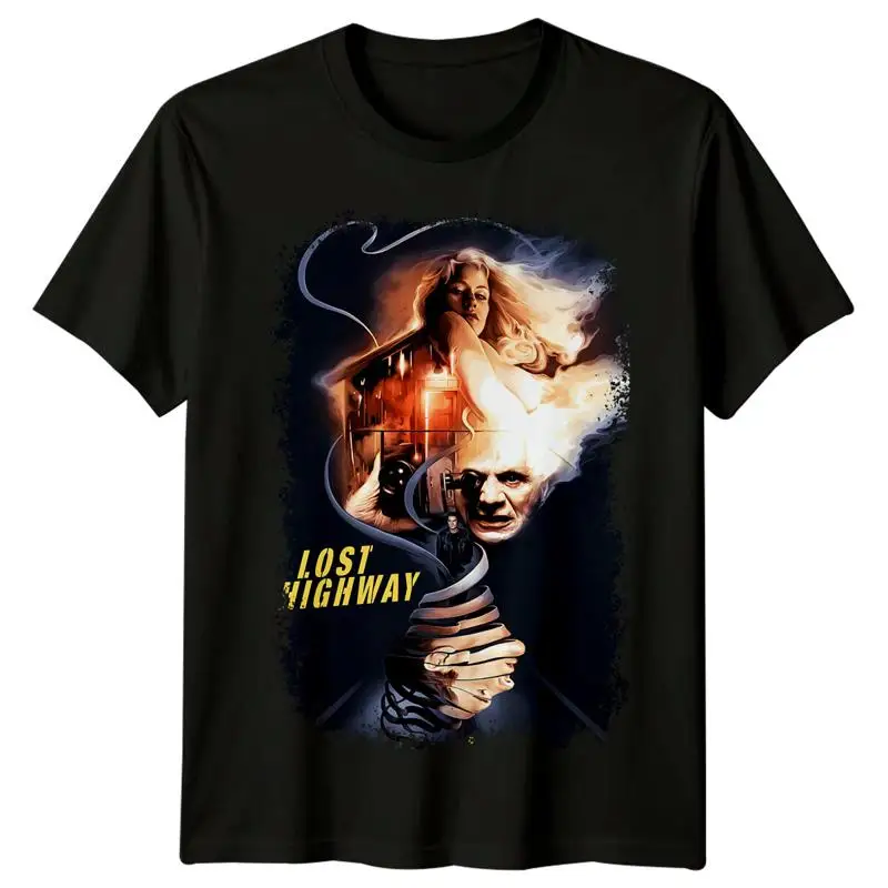 Lost Highway 1997 Movie Poster Inspired  T shirt Retro 80s