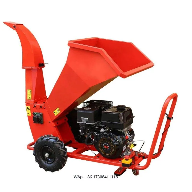 

Small Petrol Wood Chipper Machine Mill Crusher Wood Chipper Mobile Wood Cutting Crusher Sawdust Making Machine