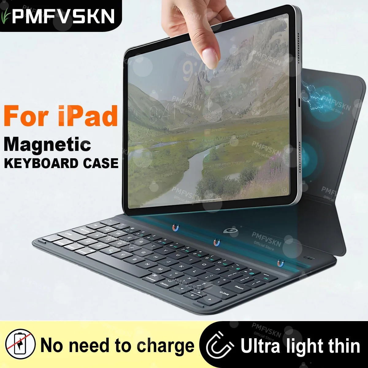 

Super Light Keyboard For iPad Air 7th 2025 11 13 inch Air 6th Air 5 4 10th Gen 11th A16 Case Folio For iPad Pro 11 12.9 2022 13“