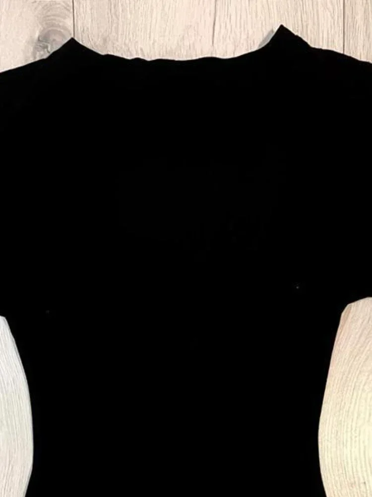 2025 ميسا رائجة البيع الصيف قاع المحاصيل القمم Y2k الجمالية التعادل صبغ طباعة المرأة الجرونج تي شيرت خمر سليم Harajuku السببية Bl