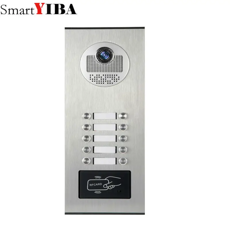 7 Inch WiFi Video Intercom TUYA Smart Home APP Video Door Phone RFID Access Control System for 2~12 Villa Apartments