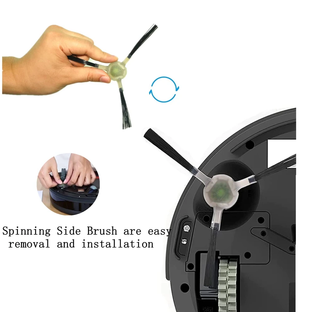 A09G-교체 HEPA 필터 사이드 브러시 액세서리 OKP Life K2 K3 K4 Lefant M210 M210S M210B M213 로봇 진공 청소기