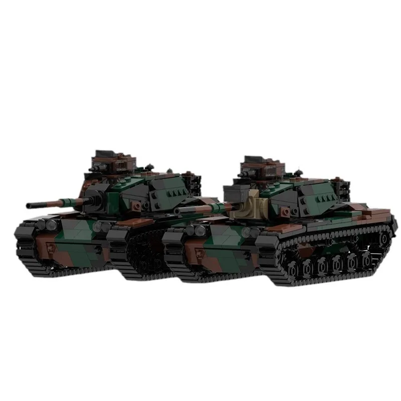 Hot Ww2 M60 Tank Militaire Voertuigen Sets Pattons Leger Voertuig Model Bouwstenen Diy Bakstenen Kids Speelgoed Klassieke Militaire Geschenken