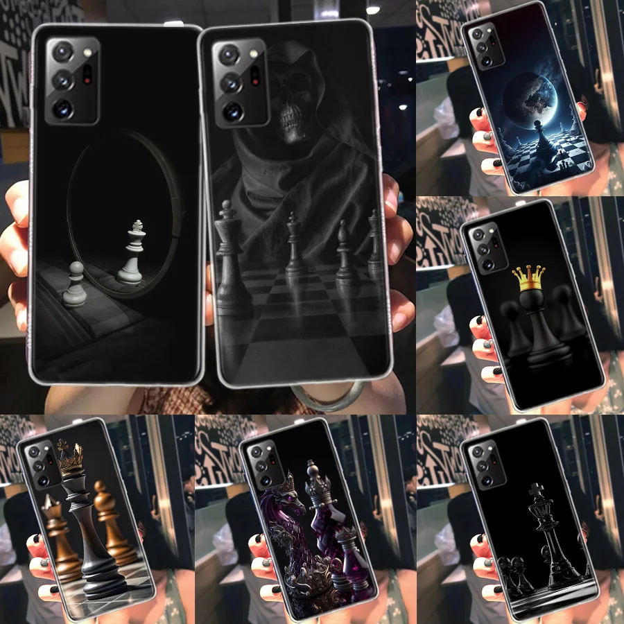 Competitive Chess Game Phone Case For Samsung S23 S24 FE A14 A24 A34 A54 Galaxy A20S A30 A40 A50S A70S A71 A51 A41 A31 A21S A10S