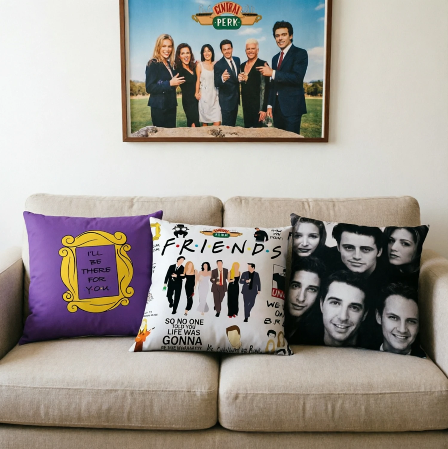 CLASSIC F-Friends Tv Matthew Perry Decorative Cover Pillowcase Kawaii Print Sofa Cushion Cover Bedroom Ome Car Decor Pillowcas
