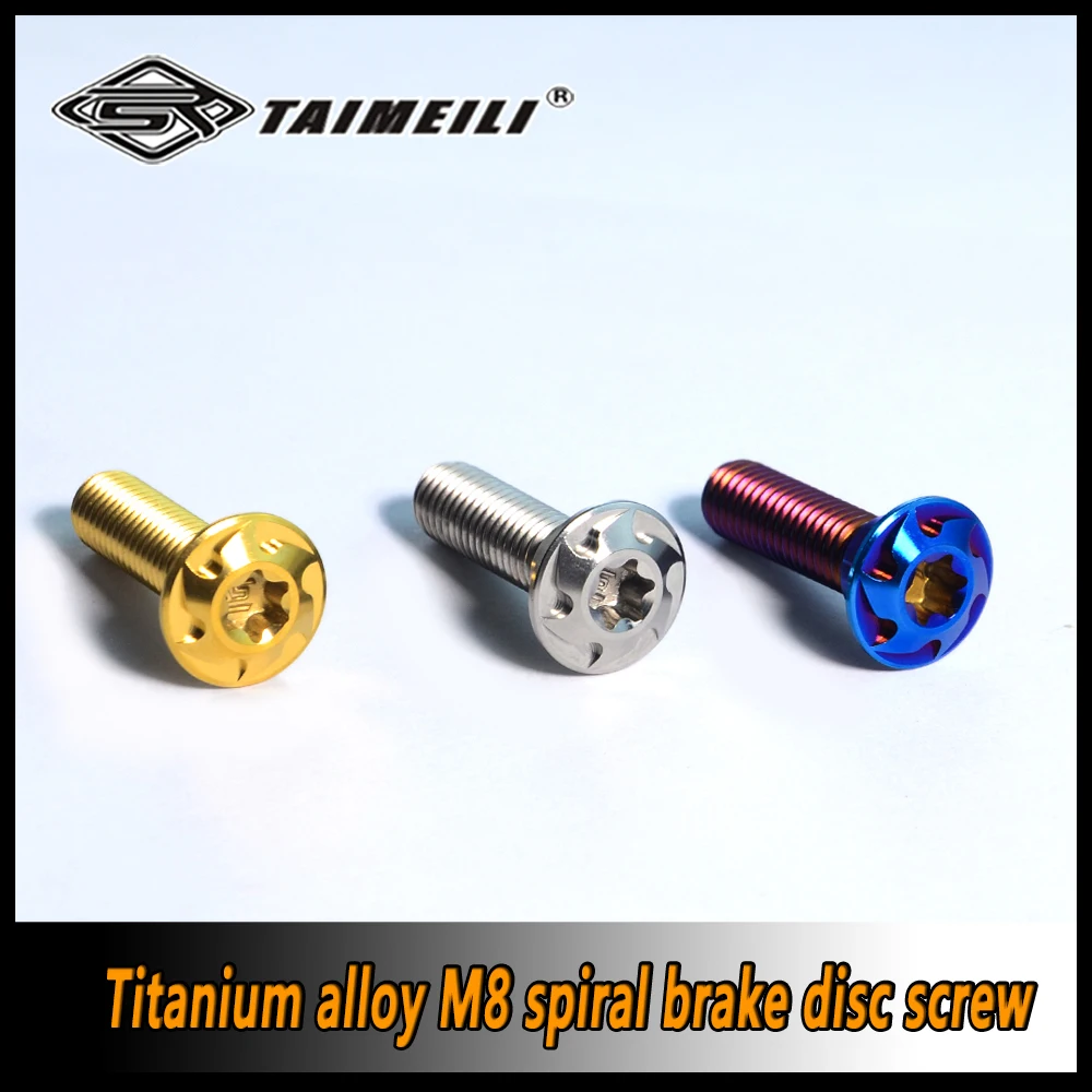 TAIMEILI Titanschraube M8X20/25/30mm Motorrad-Bremsscheibenschraube mit innerem Pflaumenblütenblattkopf 1 Stück – Detail 2