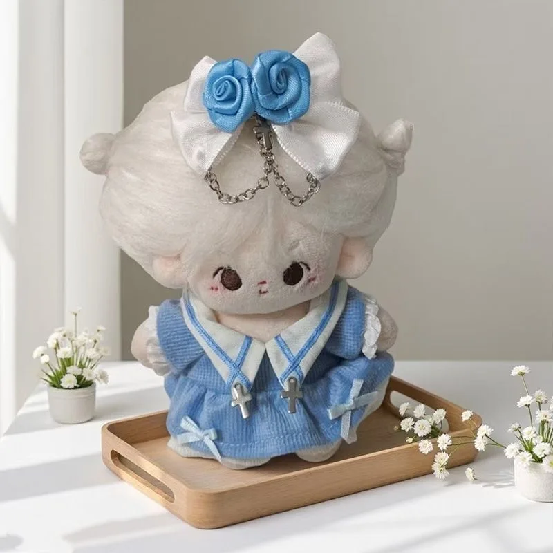 10 سنتيمتر دمية القطن فستان الأميرة الجميل الزي مع أغطية الرأس دمى أفخم الملابس والاكسسوارات فساتين الموضة تنورة الديكور