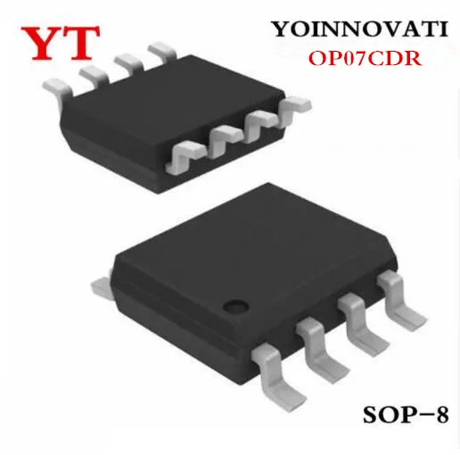 

100 шт./лот OP07CDR OP07 рабочий усилитель SOP8 IC лучшего качества.