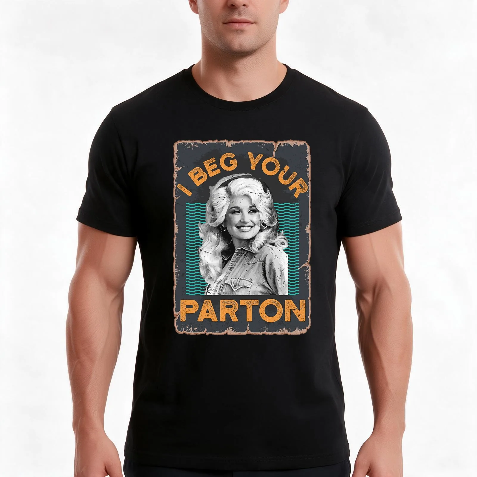 i beg your parton T-Shirt, Summer Casual Cotton Tee, Oversized Streetwear Tops, Vintage Graphic Print, Loose Fit Short Sleeve
