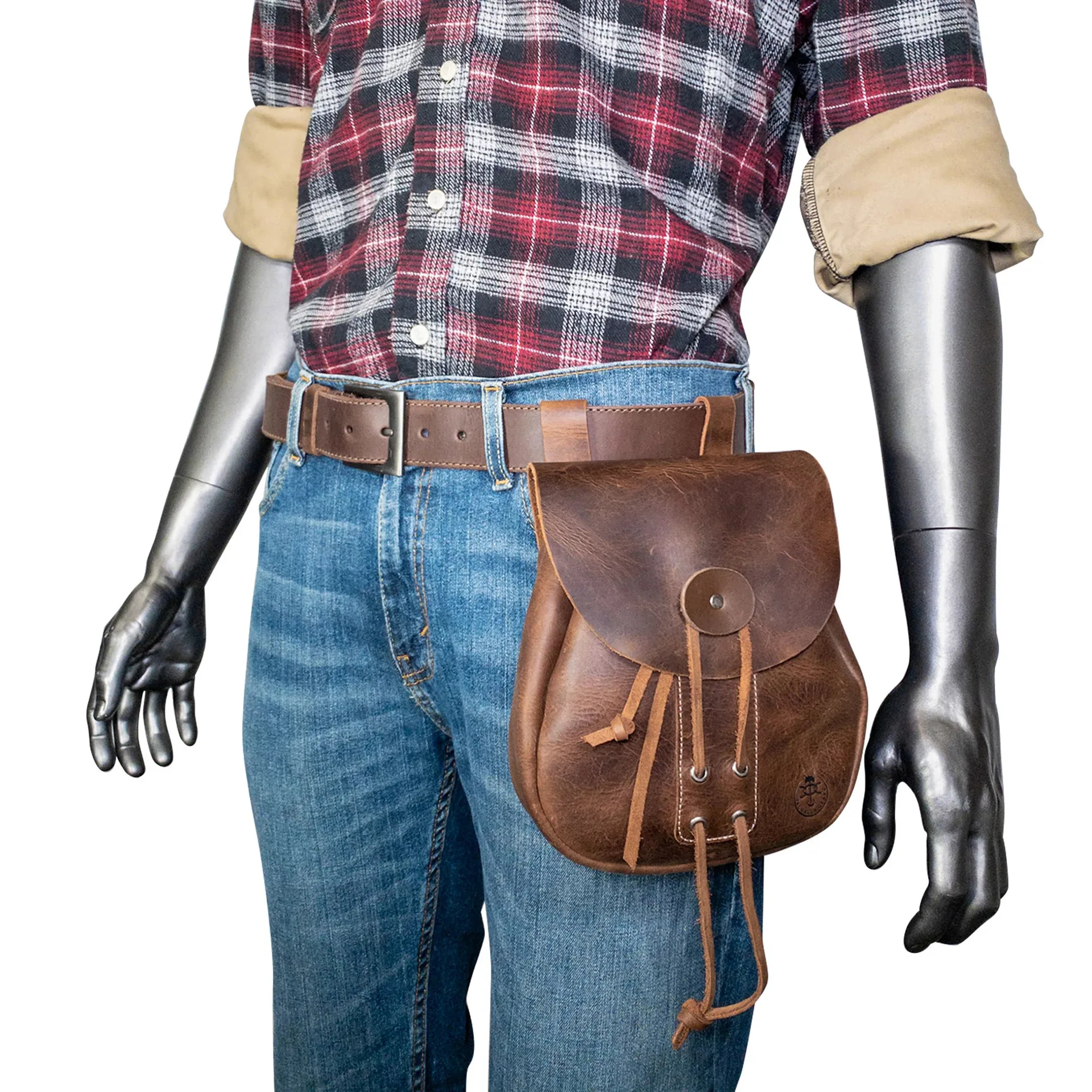 Unisex Medieval Renaissance Retro Brown Waist Bag Leather Pu Archer Belt Bags Vintage Coin Purse Clothing Accessories New 2026