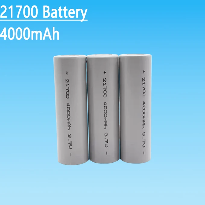 

High Capacity 21700 4000mAh 3.7V Rechargeable Lithium Ion Battery for Flashlights LED Lights Power Tools and Electronic Devices
