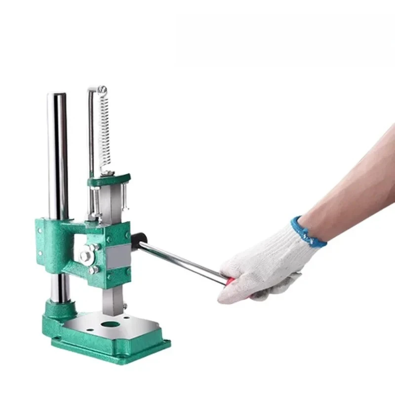 For Hand Press Machine Desktop Round /Square Head Punching Industrial Manual Press Stroke Cast Iron Punch Tools