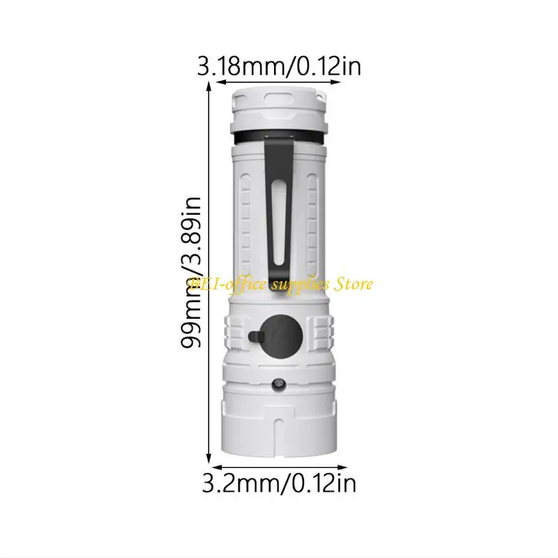 A9LC Rechargeable LED Flashlight with 3 Light Model for All Scenario, Unisex