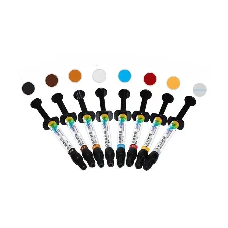 1PS Dental Restorative Materials  Color Blocking Fluid Resin Tooth Shade Agent Dyeing Modification Laboratory Consumables Clinic