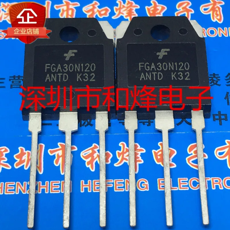 (5 Pieces) FGA20N120ANTD TO-3P 1200V 20A / FGA30N120ANTD IGBT 1200V / FGA50S110P 1100V 50A / FGA50N100BNTD2 1000V 50A TO-3P