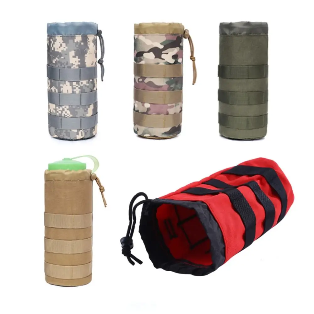 

Drawstring Water Bottle Sleeve Durable Adjustable Bottle Bag Lightweight Portability Sports Water Bottles Pouch Outdoor
