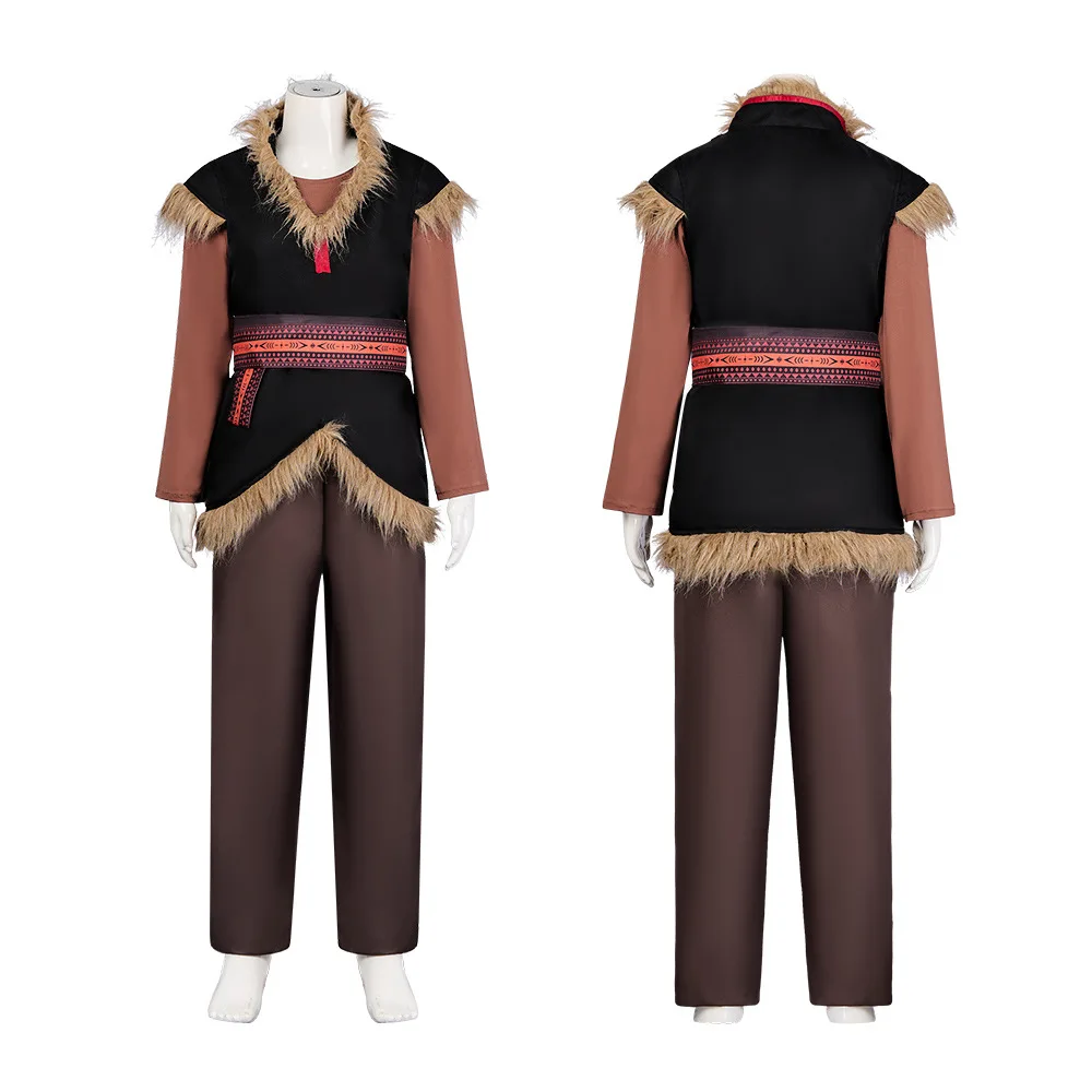 

Movie Kristoff Cosplay Costume Halloween Party Outfit Men Stage Performance Roll Play Clothes Full Set for Man Anime Cosplay