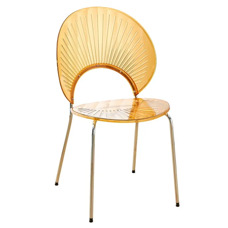 

Creative Design Of Seashells Using Acrylic Material For Coffee And Dining Chairs In Homestays Simple Backrest And Leisure Stools