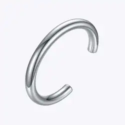 ENFASHION Thick Tube Bangles For Women Stainless Steel Hiphop Hollow Bracelets Femme Fashion Jewelry Pulseras Mujer Gifts B2159