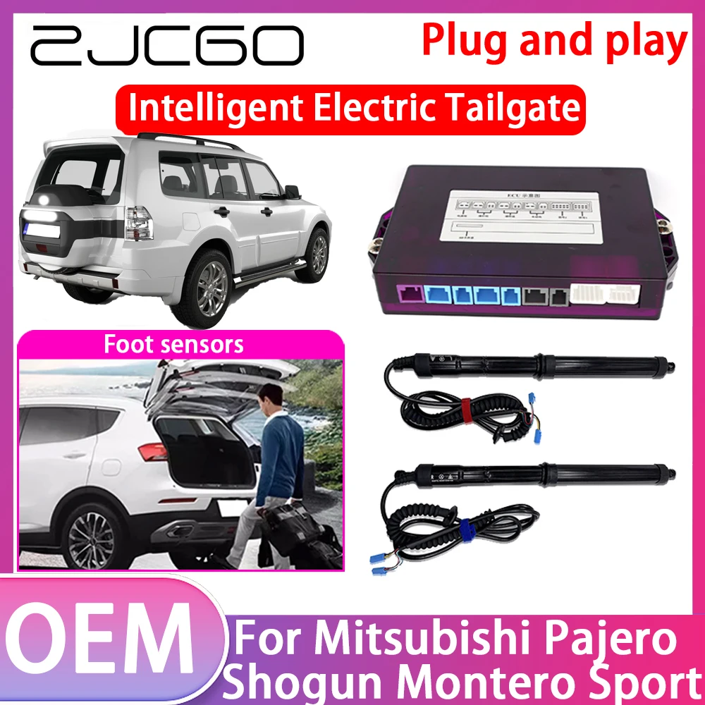 ZJCGO Electric Tailgate Lift Drive Trunk Opening Tail Gate Lift Soft Close Car Door For Nissan Note E13 2020~2024