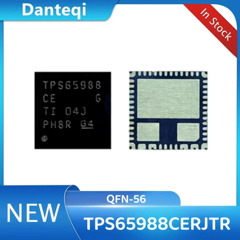 2PCS~10PCS/LOT TPS65988CERJTR TPS65988CE TPS65988 TPS65988-CE PTPS65988CE QFN-56 Chipset