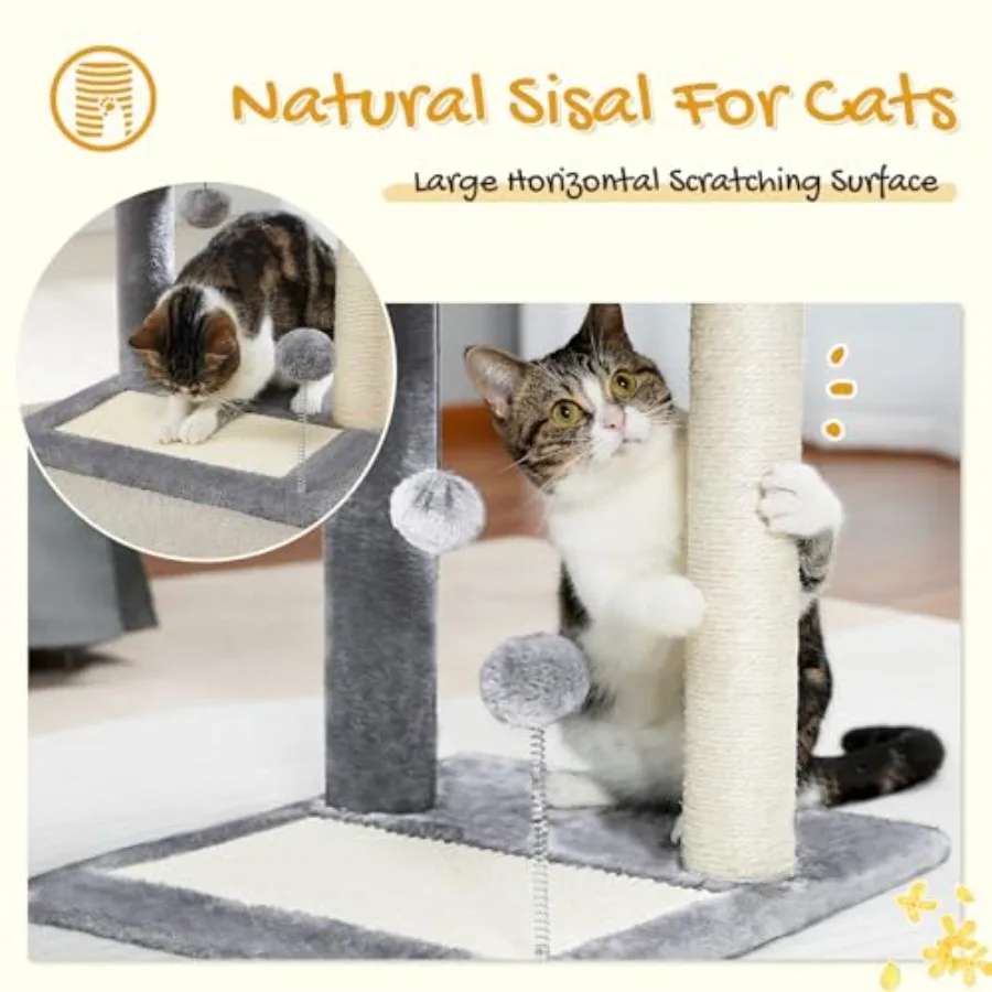 Small Cat Tree Scratcher Bed 5