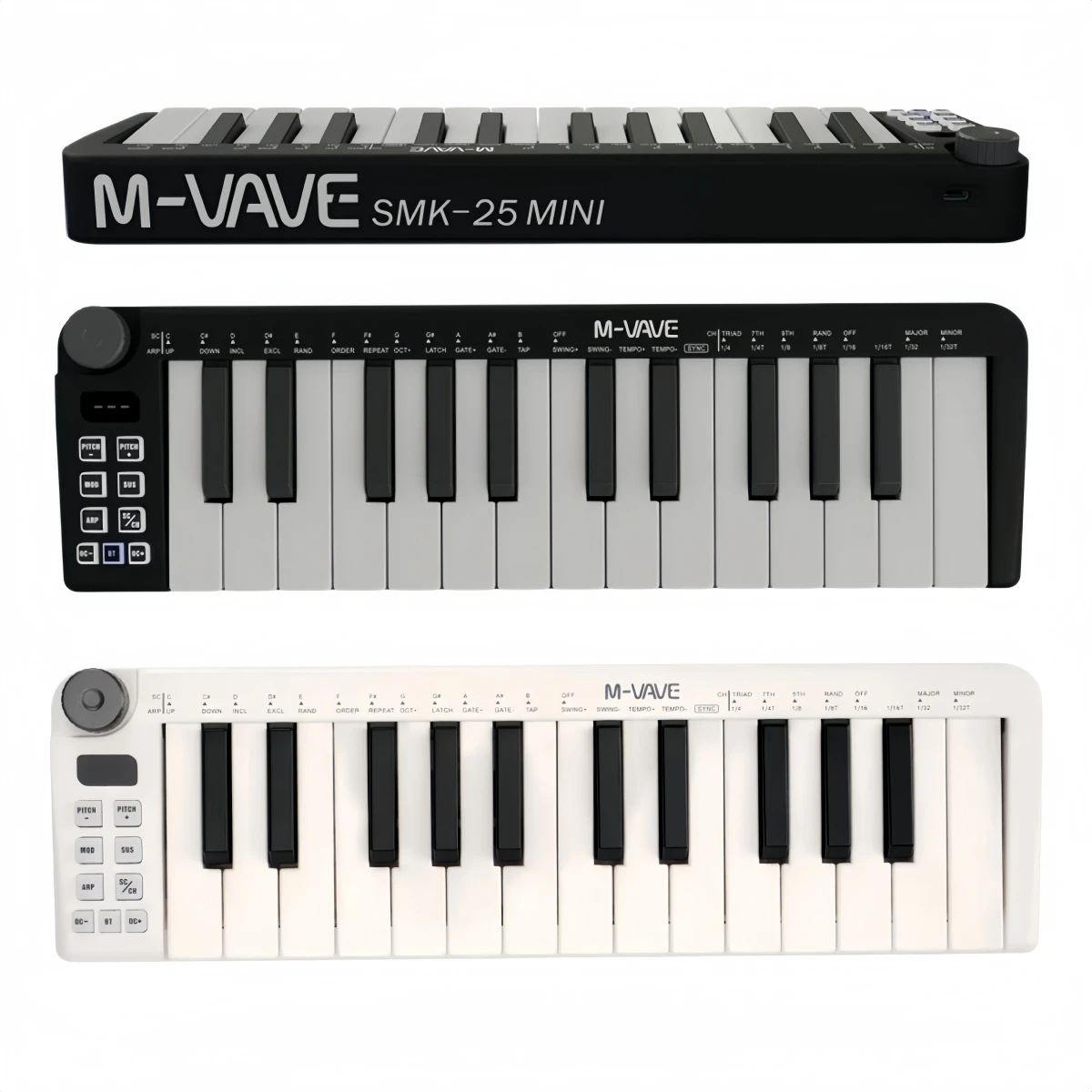 m-vave-smk-25-mini-controller-with-25-velocity-sensitive-keys-rechargeable-usb-mini-keyboard-midi-controller-for-studio
