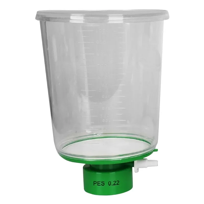 Верхний фильтр для бутылок Мембрана PES Мембрана из ПВДФ Стерильный фильтр Приемная бутылка/фильтр для бутылок для хранения