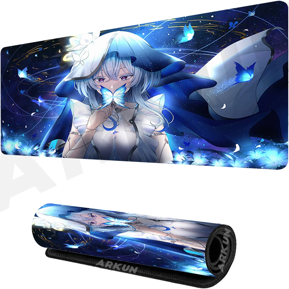 Popular Luxury Cool Wuthering Waves Kawaii Hot The Shorekeeper Large Gaming Mouse Pad 100x500 Big Computer Keyboard Table Mat