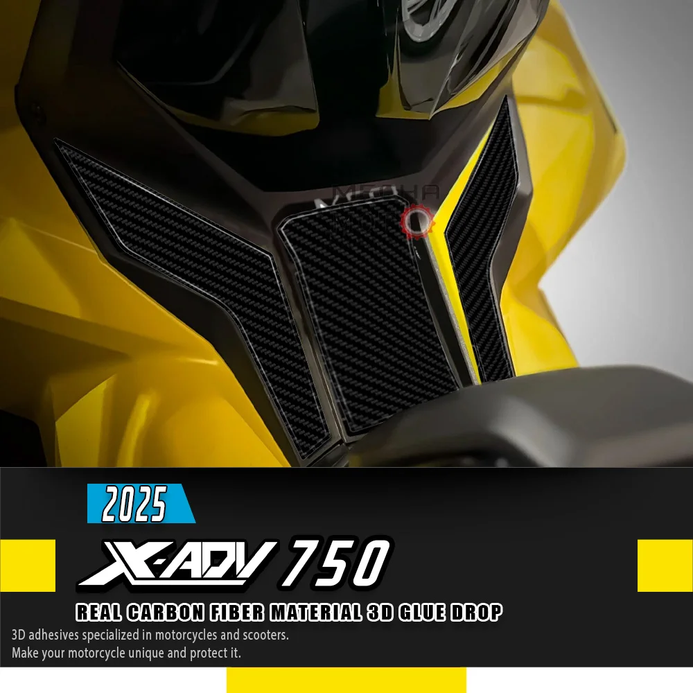 

For XADV 750 Accessories Motorcycle Waterproof Scratch 3D Resin Sticker Kit X ADV 750 Sticker XADV750 2025 Tank pad Protector